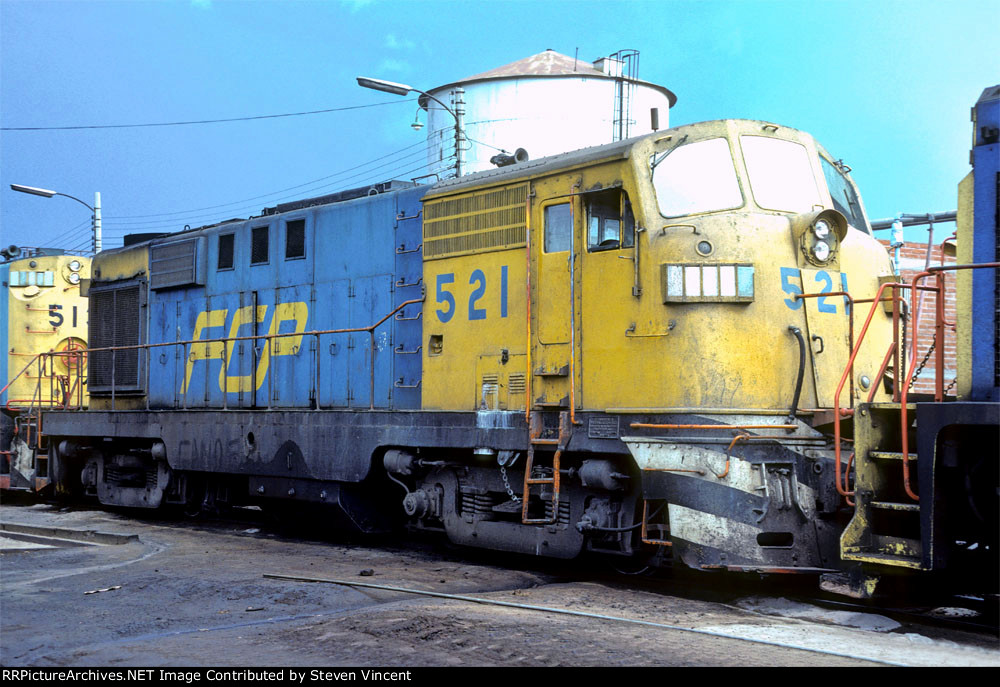 Ferrocarril Del Pacifico #521 an "SLP-3" rebuild of an RS11